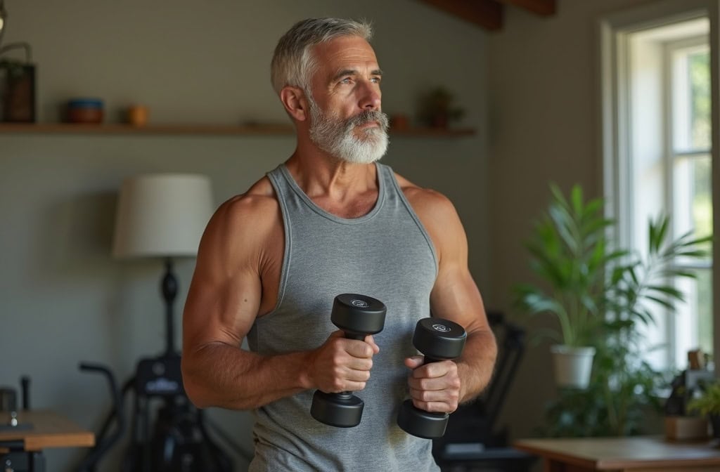 Age-related metabolism and muscle changes in men over 45
