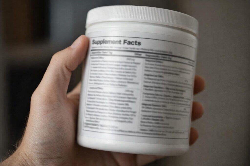 Supplement label and ingredient safety information for Ikaria Belly Juice