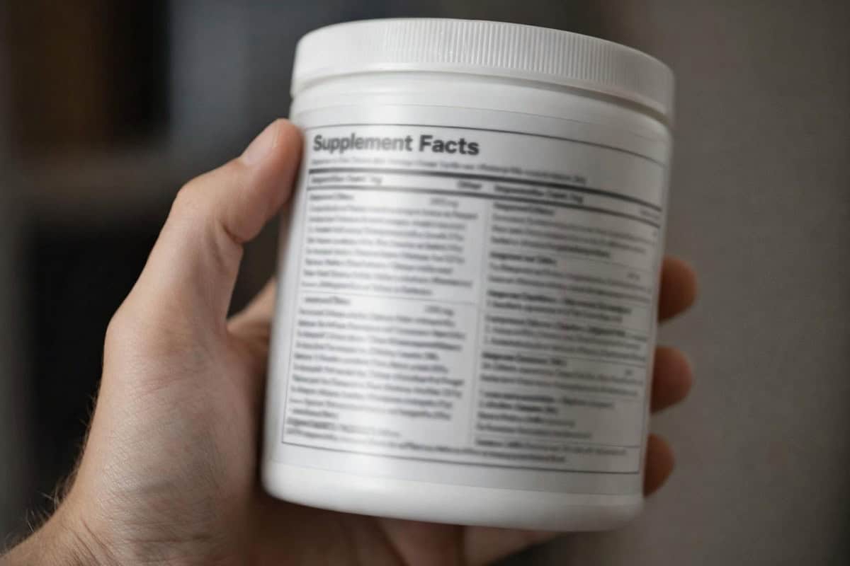 Supplement label and ingredient safety information for Ikaria Belly Juice